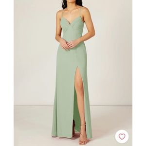 AZAZIE Hailey Dress - BRAND NEW - Dusty Sage